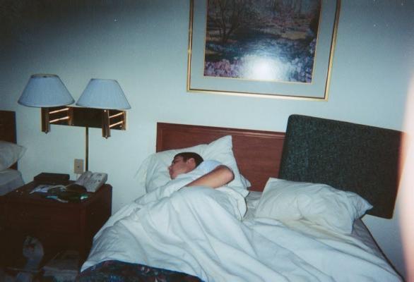 shh..he is sleeping
